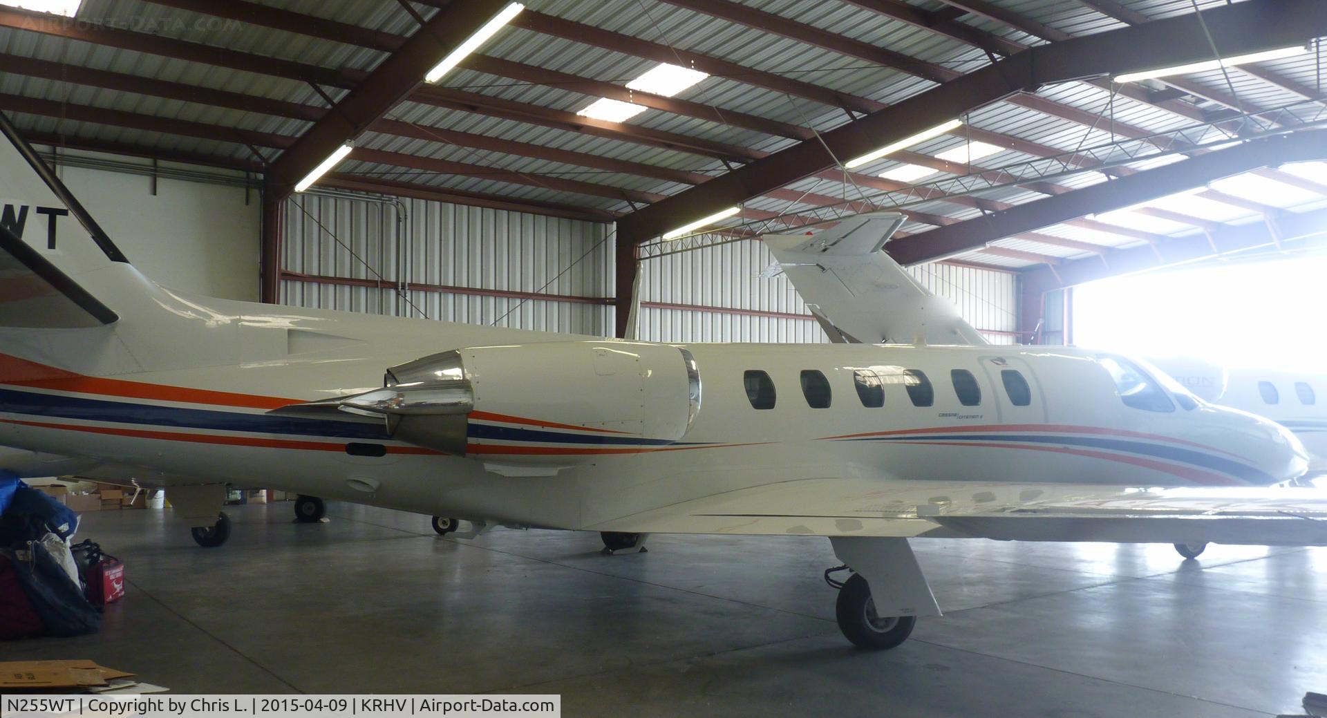 N255WT, 2007 Cessna 550 Citation II C/N 551-0149, A very rare 2007 Cessna Citation II sitting inside the Lafferty Aircraft Sales hangar waiting to be sold.
