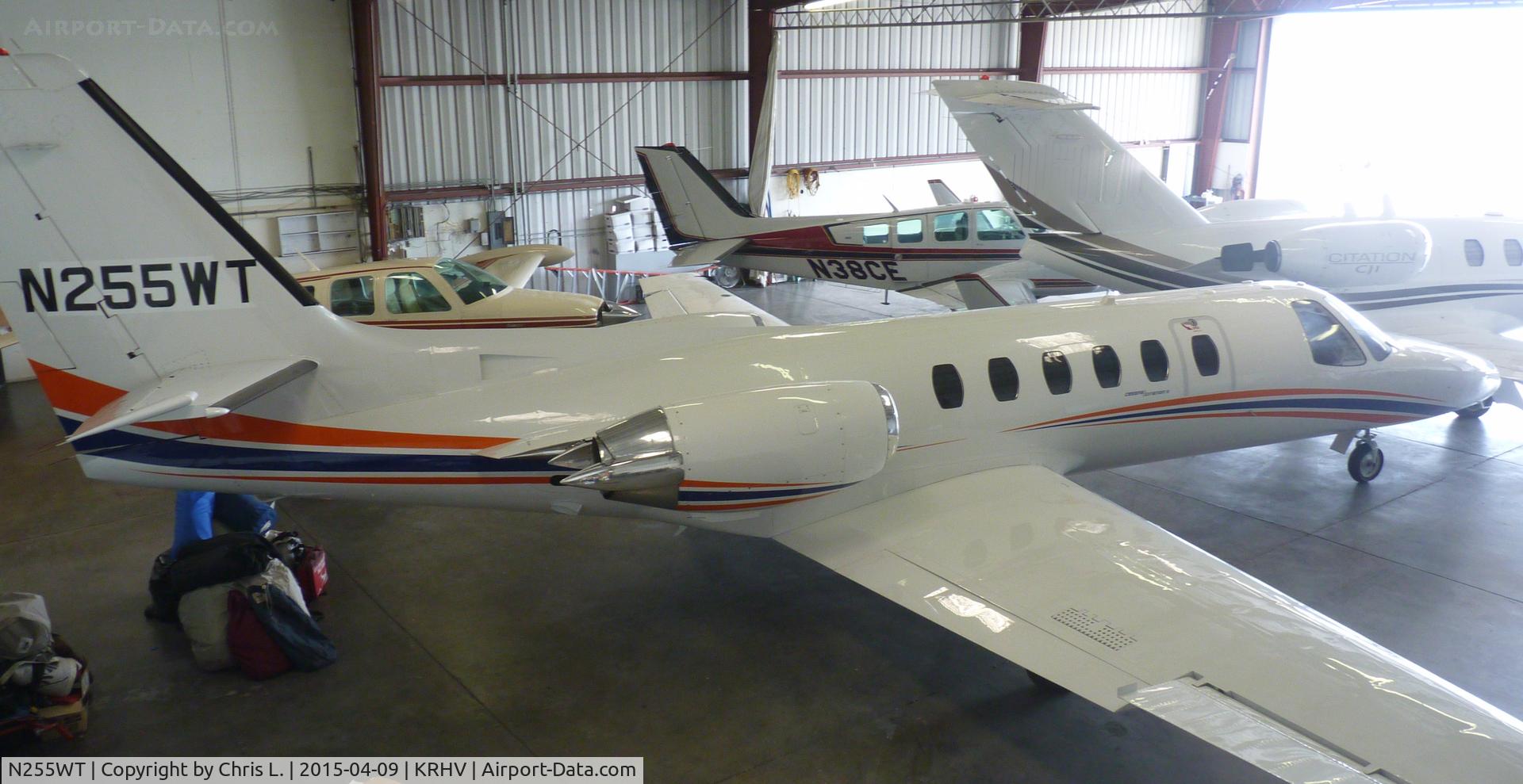 N255WT, 2007 Cessna 550 Citation II C/N 551-0149, A very rare 2007 Cessna Citation II sitting inside the Lafferty Aircraft Sales hangar waiting to be sold.
