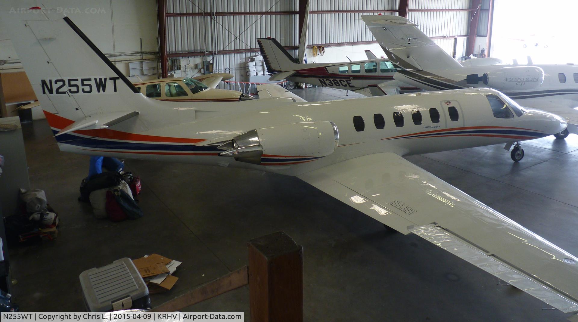 N255WT, 2007 Cessna 550 Citation II C/N 551-0149, A very rare 2007 Cessna Citation II sitting inside the Lafferty Aircraft Sales hangar waiting to be sold.