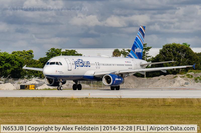N653JB, 2007 Airbus A320-232 C/N 3039, Ft. Lauderdale