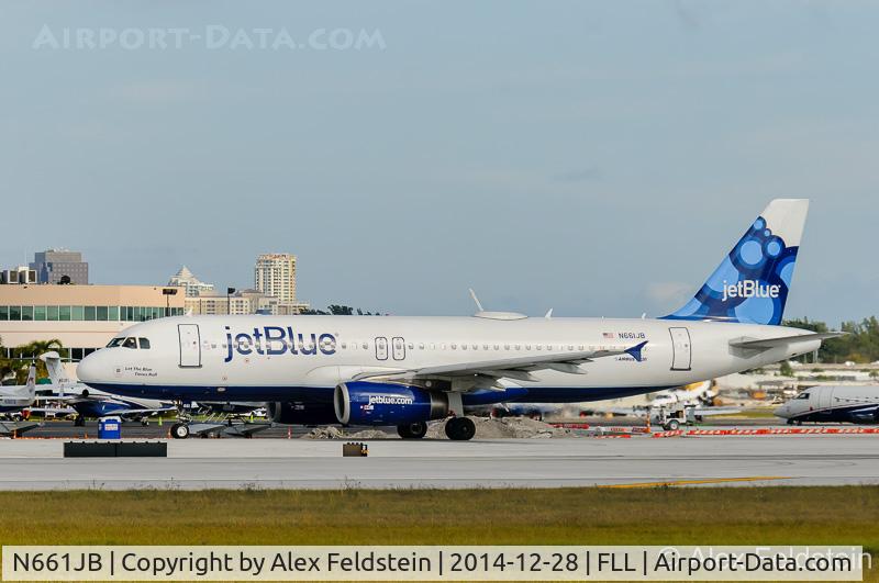 N661JB, 2007 Airbus A320-232 C/N 3228, Ft. Lauderdale