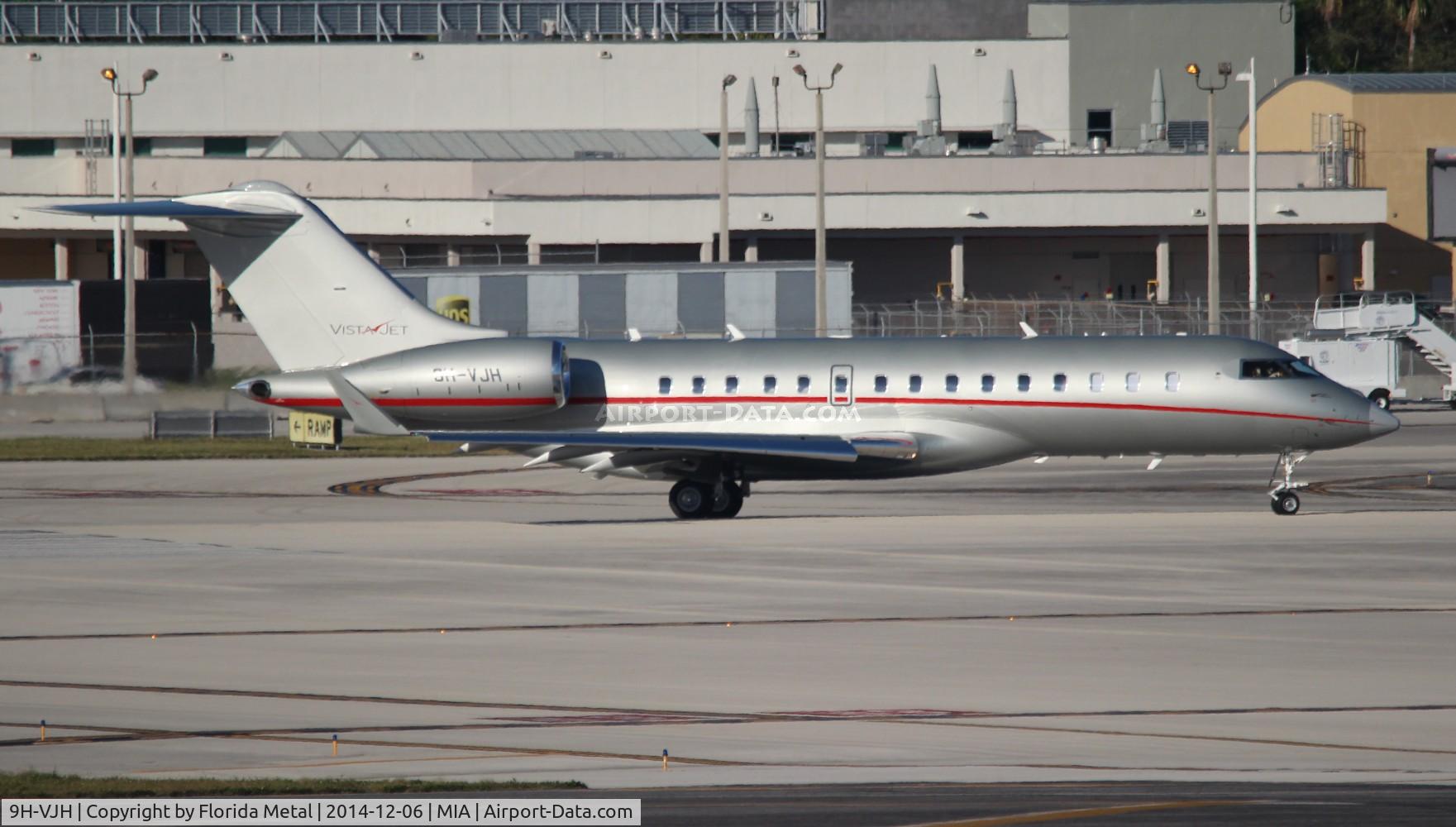 9H-VJH, 2013 Bombardier BD-700-1A10 Global 6000 C/N 9585, Global 6000