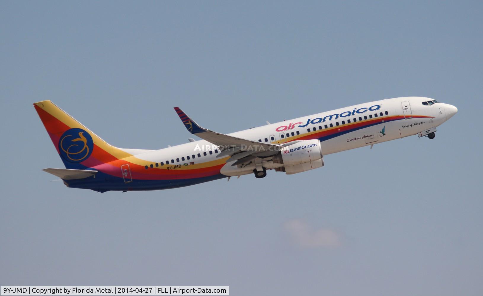 9Y-JMD, 2007 Boeing 737-8Q8 C/N 30720, Air Jamaica