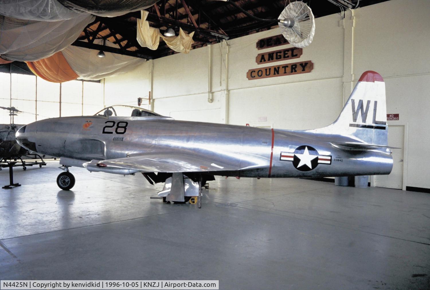 N4425N, Lockheed T2V-1A C/N 33840, Copied from slide. Displayed as 33480.