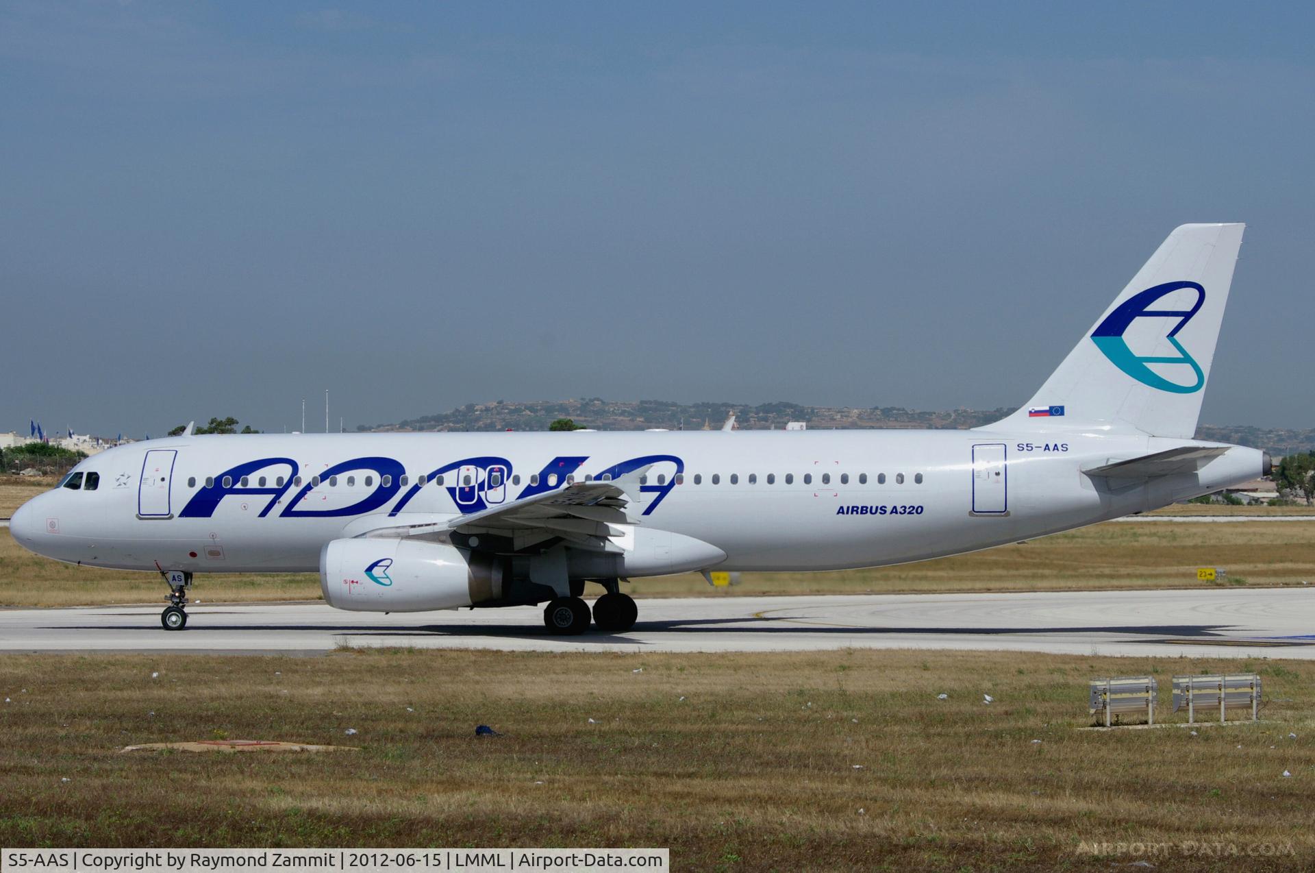 S5-AAS, 1993 Airbus A320-231 C/N 444, A320 S5-AAS Adria Airways