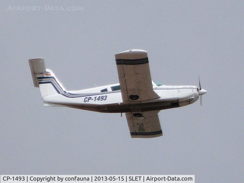 CP-1493, 1978 Piper PA-32RT-300 Lance II C/N 32R-7985060, Leaving El Trompillo