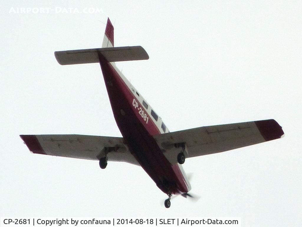 CP-2681, Piper PA-32R-301 Saratoga C/N Not found CP-2681, Arriving to El Trompillo
