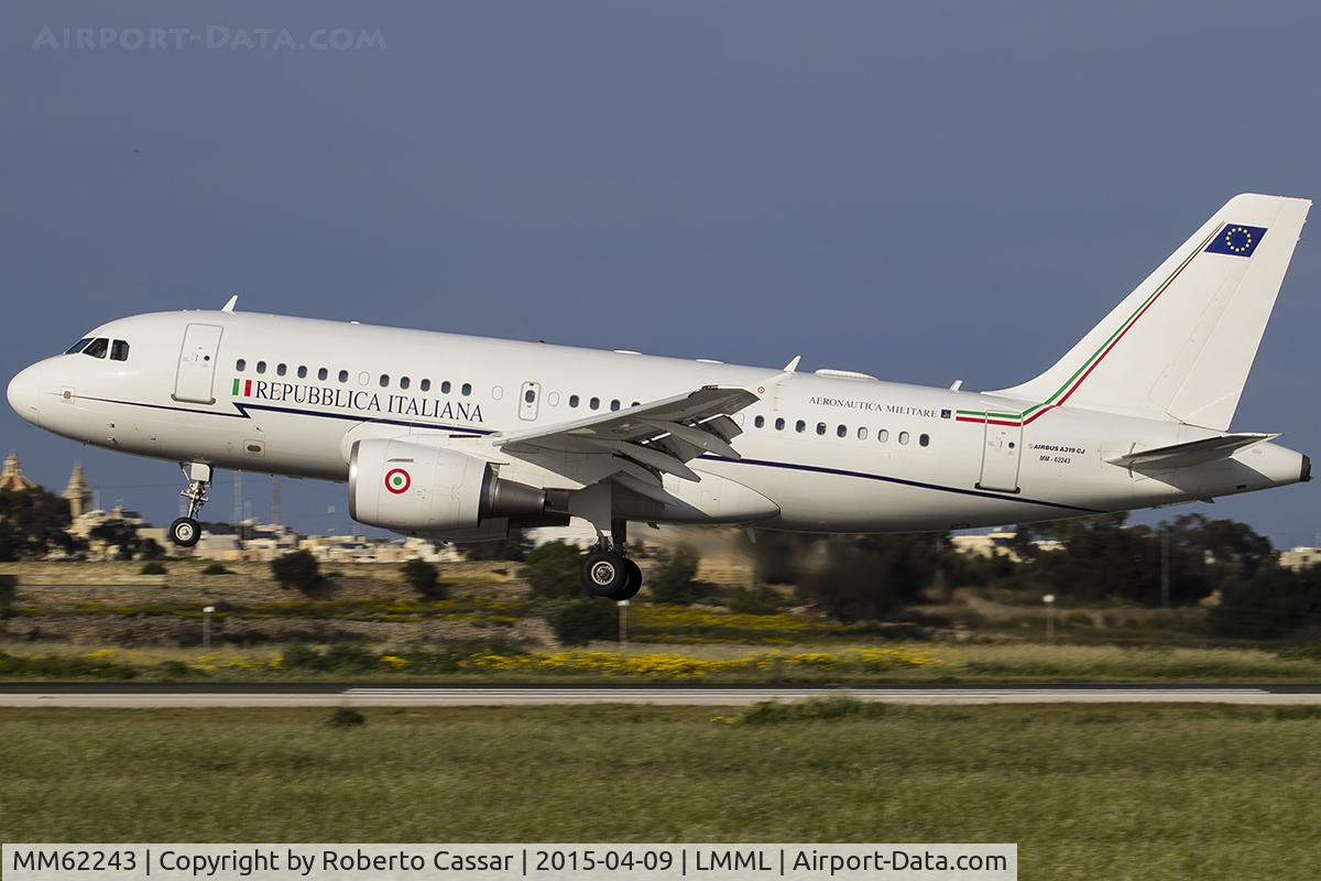 MM62243, 2005 Airbus ACJ319 (A319-115/CJ) C/N 2507, Matteo Renzi arriving in Malta for the Inauguration of the Inter-Connector.