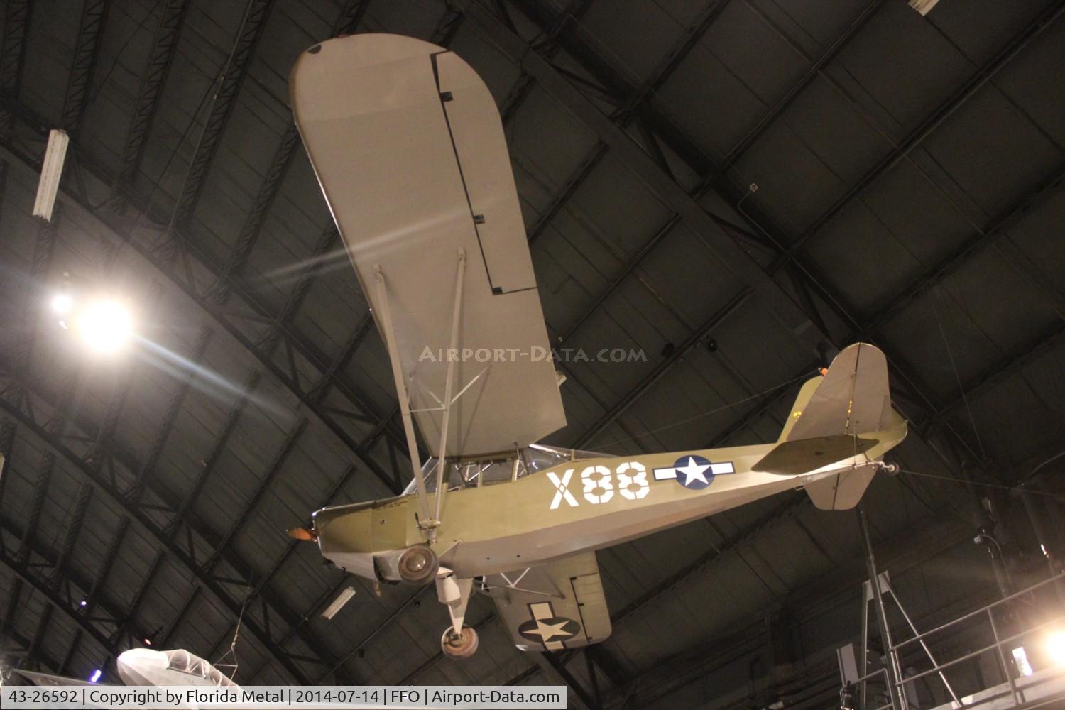 43-26592, 1943 Taylorcraft L-2M Grasshopper C/N L-5904, L-2M Taylorcraft
