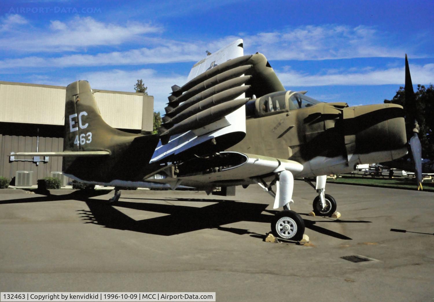 132463, Douglas A-1E Skyraider C/N 9480, Copied from slide.