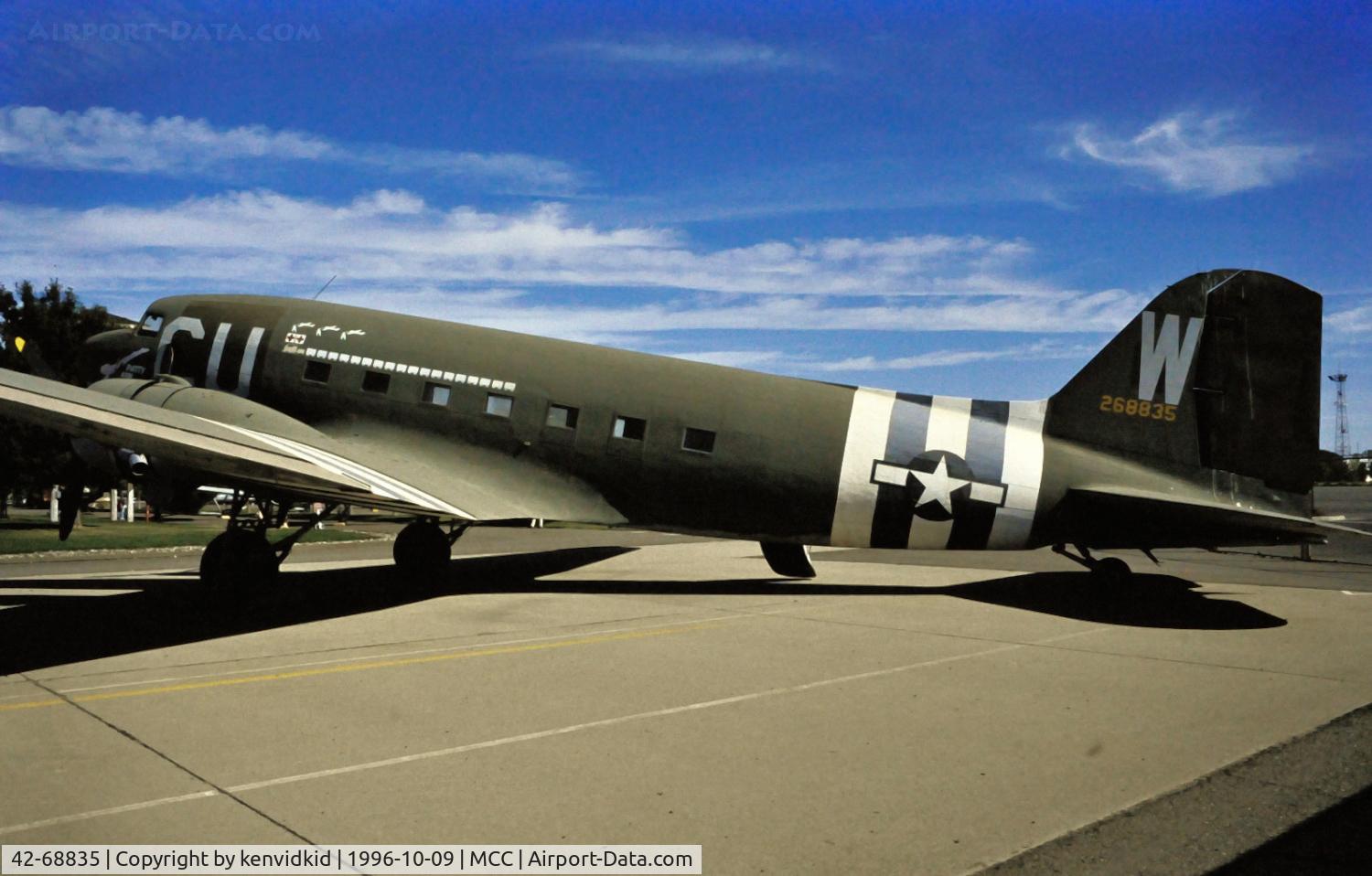 42-68835, 1943 Douglas C-53D-DO Skytrooper (DC-3A) C/N 11762, Copied from slide.