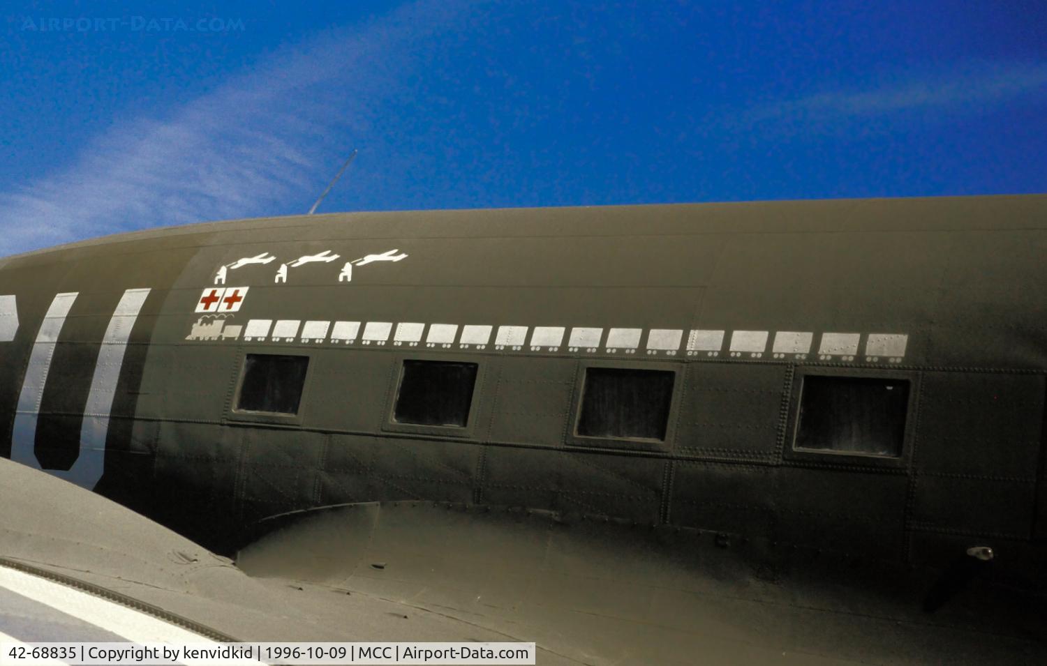 42-68835, 1943 Douglas C-53D-DO Skytrooper (DC-3A) C/N 11762, Copied from slide.