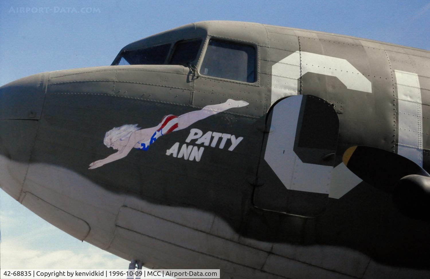 42-68835, 1943 Douglas C-53D-DO Skytrooper (DC-3A) C/N 11762, Copied from slide.
