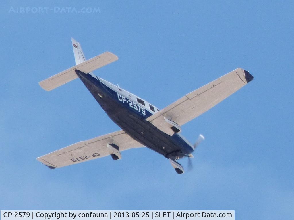 CP-2579, Piper PA-32-301FT 6X Saratoga C/N 3232059, Landing at El Trompillo