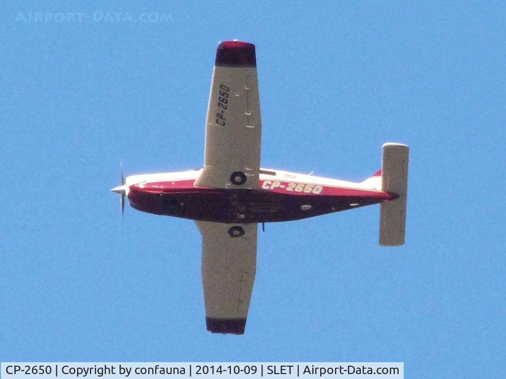 CP-2650, 1980 Piper PA-32R-301T Turbo Saratoga C/N 32R-8029091, Leaving El Trompillo