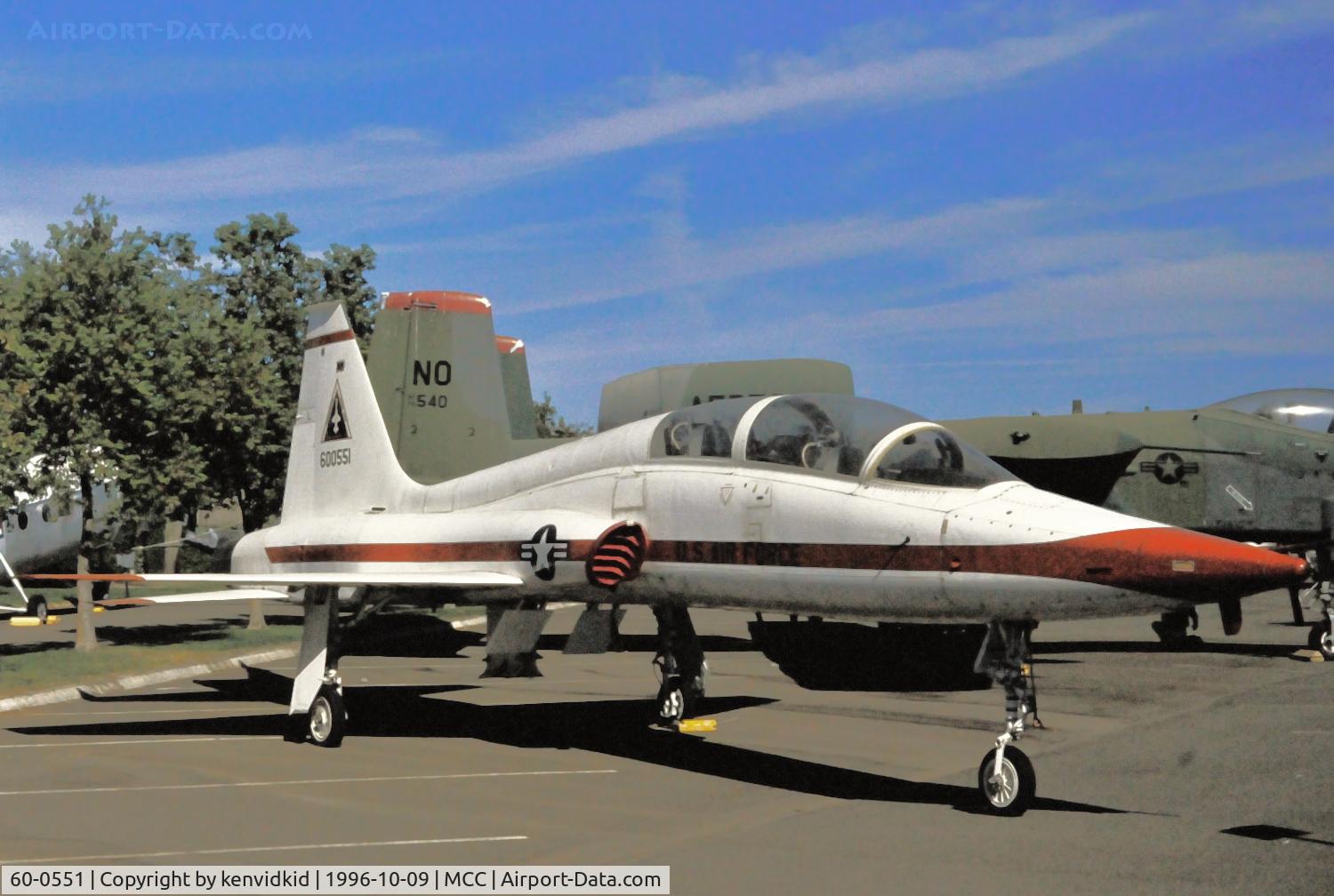 60-0551, Northrop T-38 Talon C/N N.5124, Copied from slide.