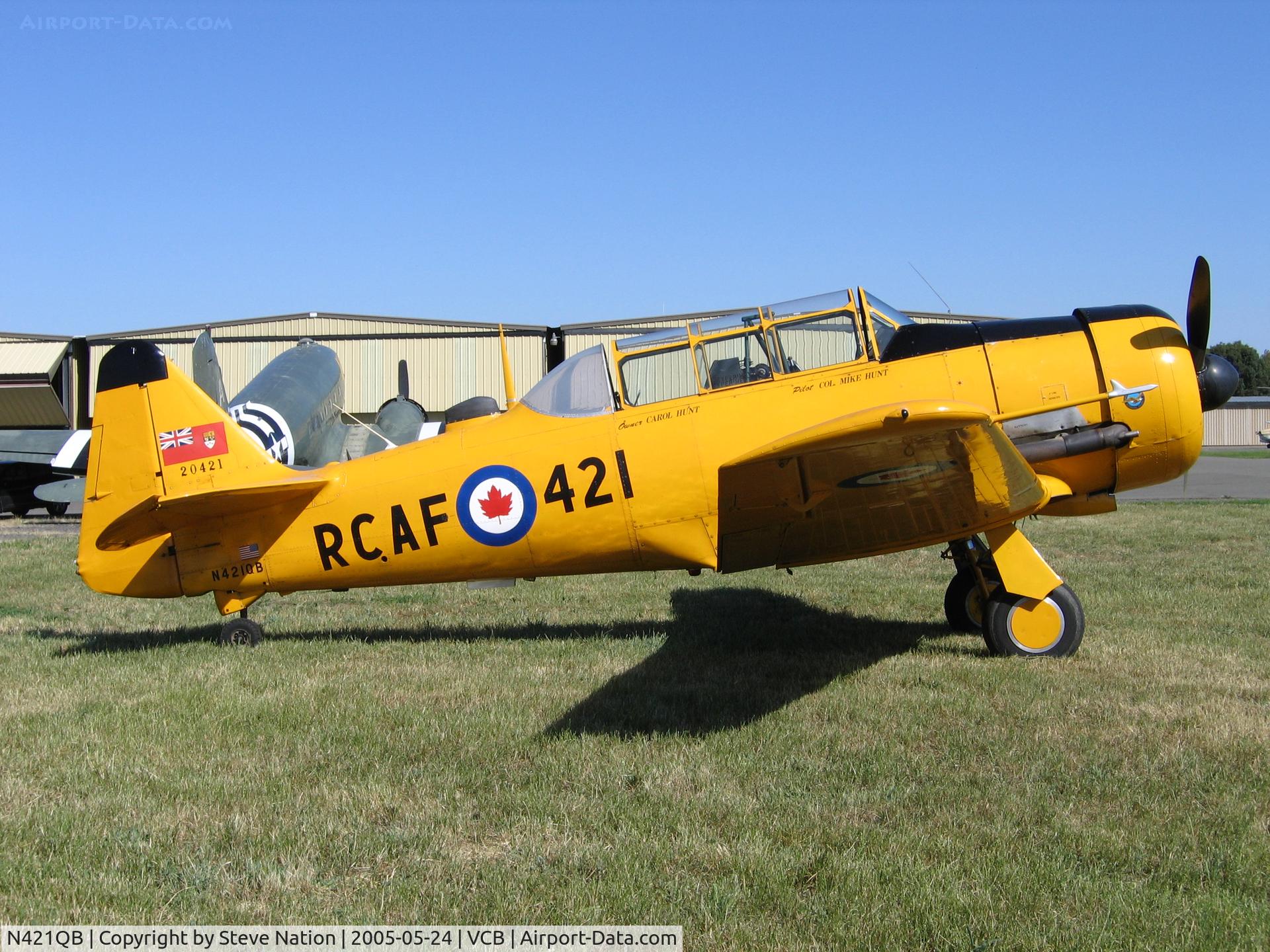 N421QB, 1952 Canadian Car & Foundry Harvard MK IV C/N CCF4-212, Painted as RCAF 421 #20421