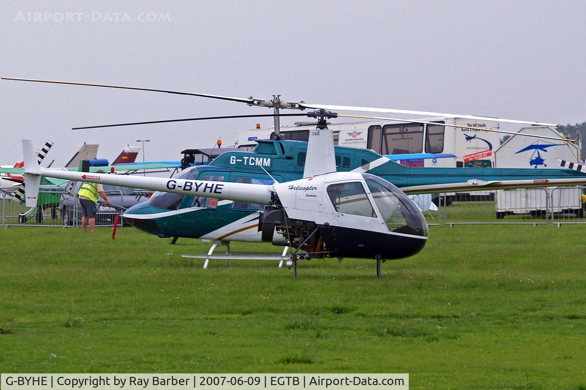 G-BYHE, 1991 Robinson R22 Beta C/N 2023, Robinson R-22 Beta [2023] Booker~G 09/06/2007