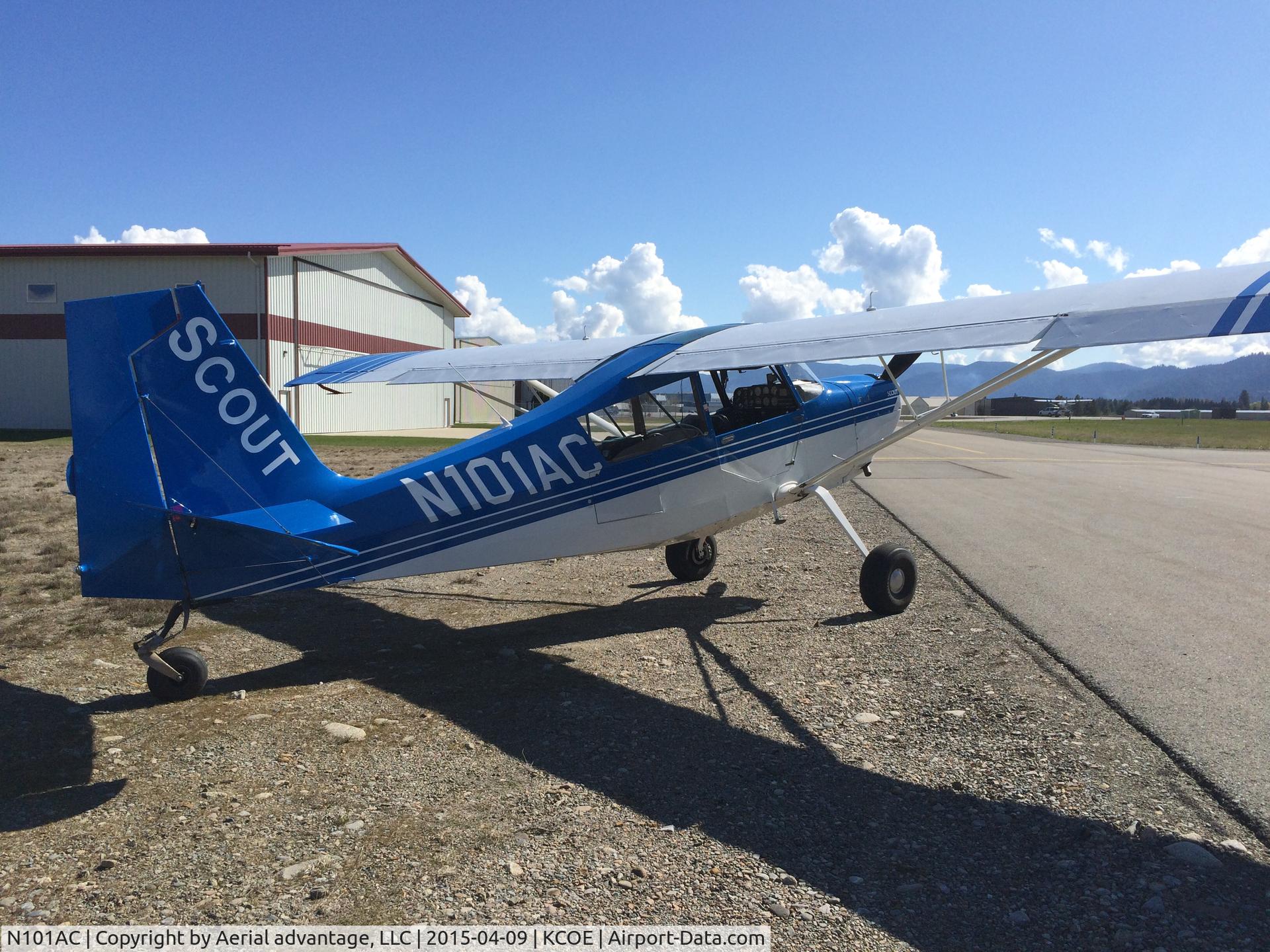 N101AC, 1992 American Champion 8GCBC Scout C/N 361-92, April in Idaho