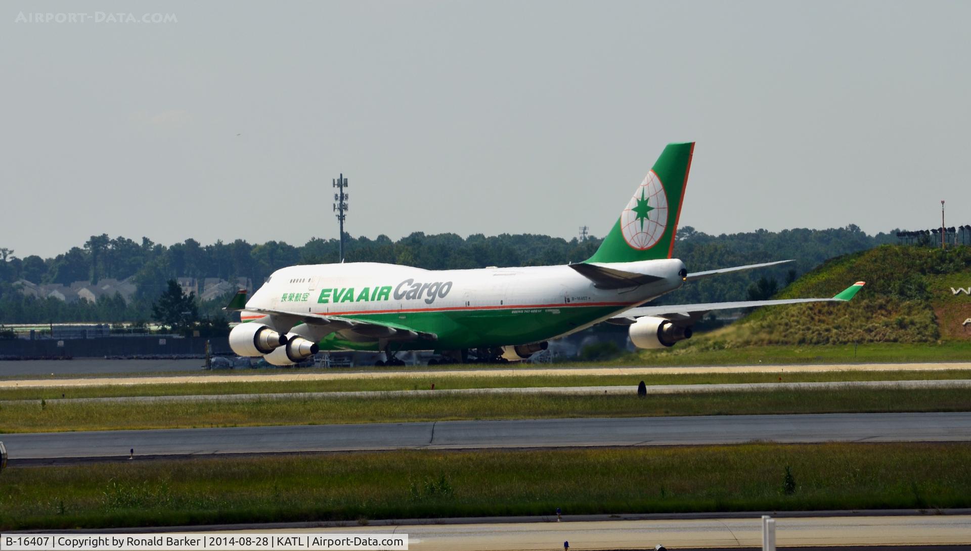 B-16407, 1995 Boeing 747-45E C/N 27899, Taxi to park Atlanta