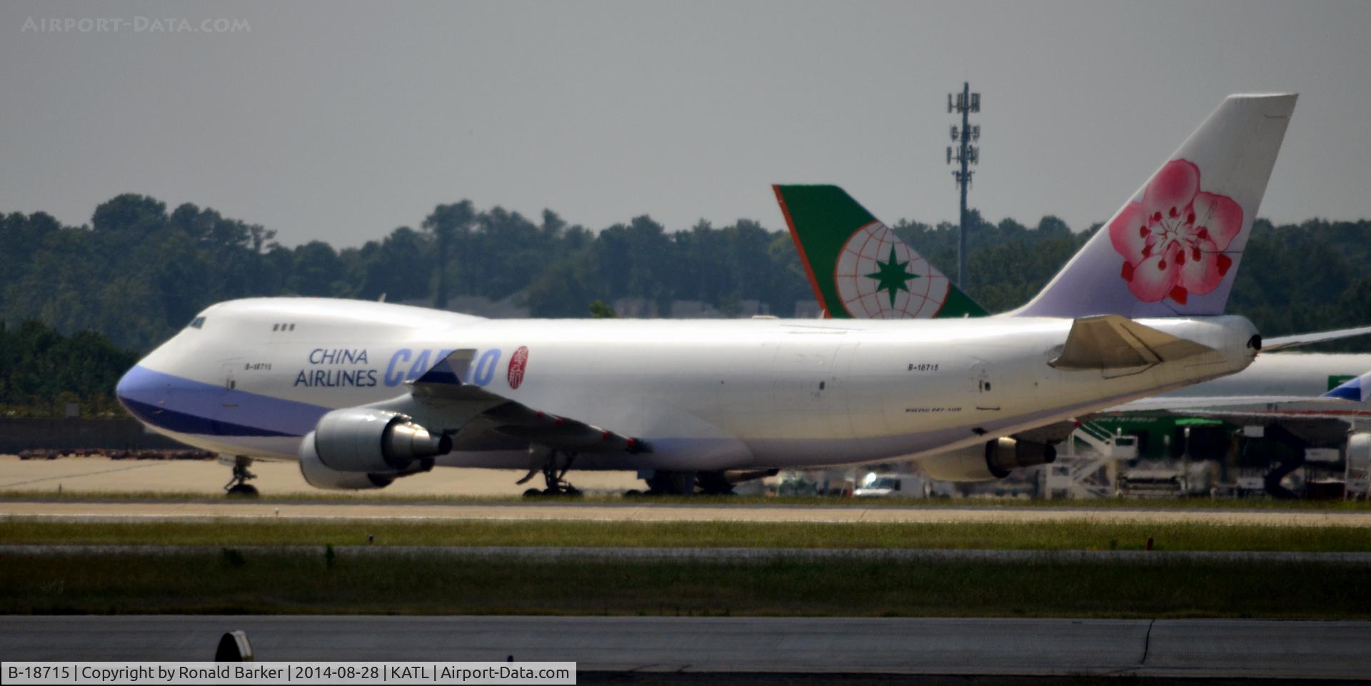 B-18715, 2003 Boeing 747-409F/SCD C/N 33731, Parking Atlanta