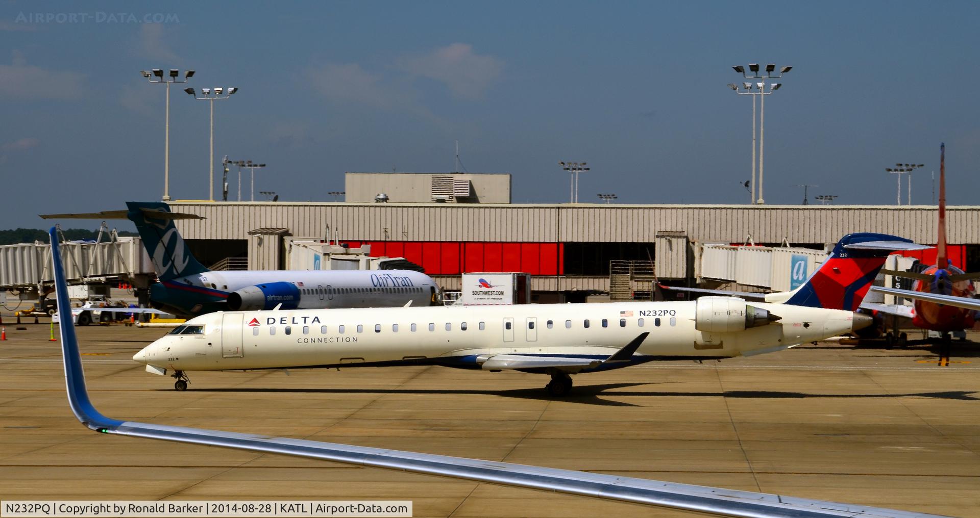 N232PQ, 2010 Bombardier CRJ-900ER (CL-600-2D24) C/N 15232, Taxi Atlanta
