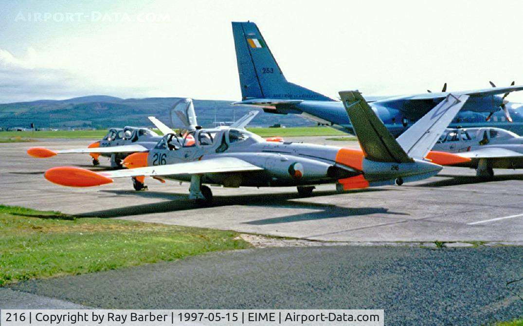 216, Fouga CM-170R Magister C/N 216, Fouga CM-170R Magister [358] (Irish Air Corps) Casement-Baldonnel~EI 15/05/1997