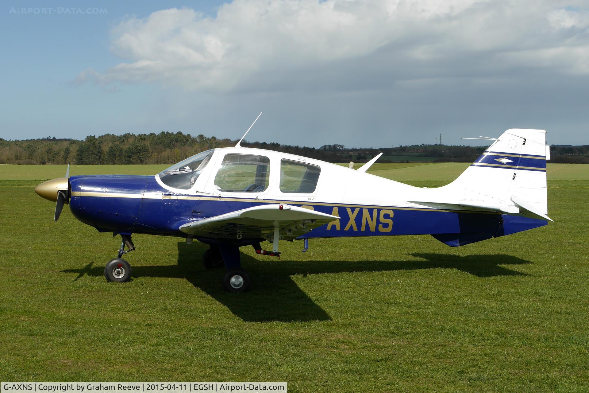 G-AXNS, 1969 Beagle B-121 Pup Series 2 (Pup 150) C/N B121-110, Parked at Northrepps.