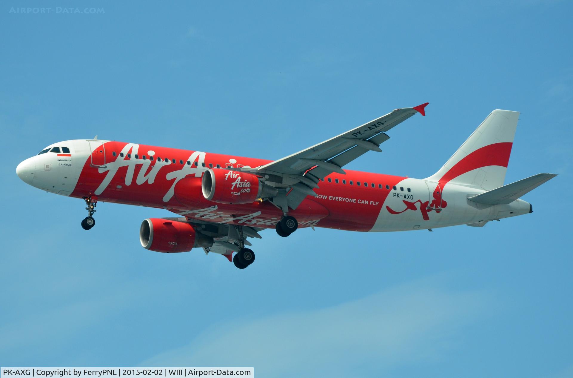 PK-AXG, 2009 Airbus A320-216 C/N 3813, AirAsia A320 landing.