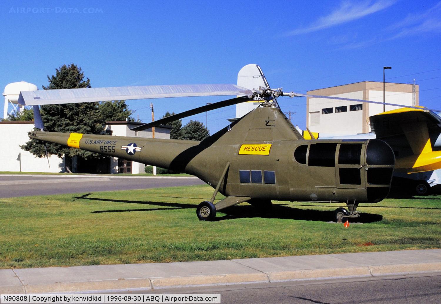 N90808, 1962 Sikorsky H-34 C/N 58-1459, Copied from slide.