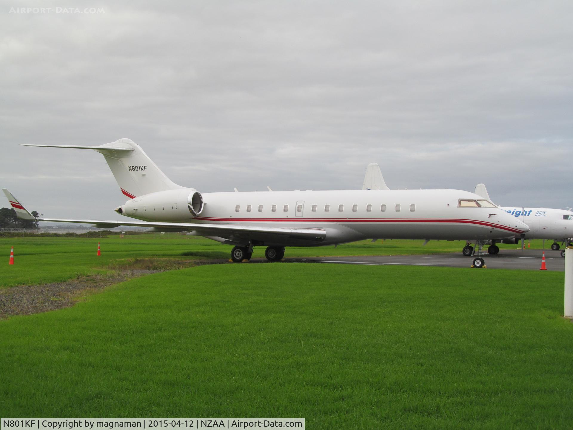 N801KF, 2000 Bombardier BD-700-1A10 Global Express C/N 9073, regular visitor to NZ - back again