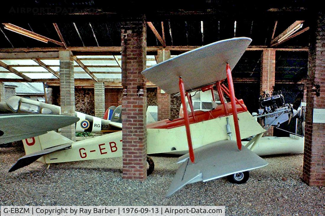 G-EBZM, Avro 594 Avian IIIA C/N 160, Avro 594 Avian IIIA [R3/CN/160] Torbay Aircraft Museum Paignton~G 13/09/1976