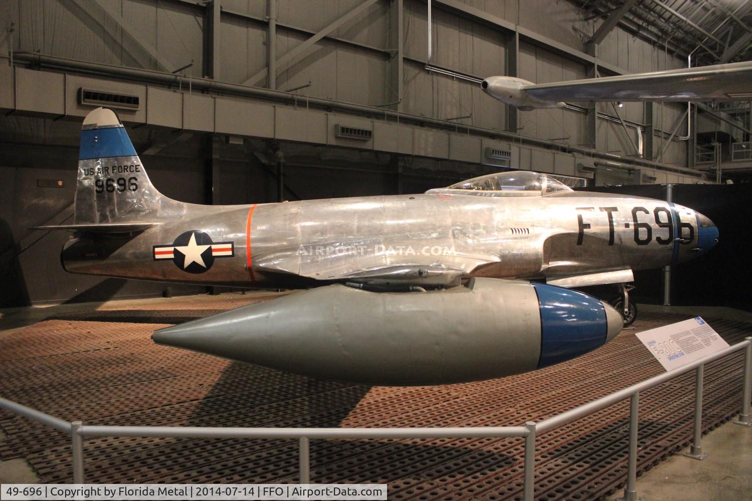 49-696, 1949 Lockheed F-80C-10-LO Shooting Star C/N 080-2340, F-80C