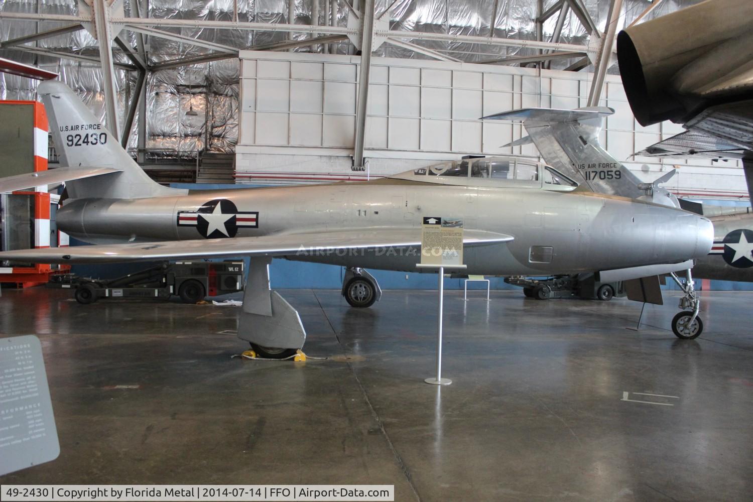 49-2430, 1950 Republic YRF-84F FICON C/N Not found 49-2430, YRF-84F