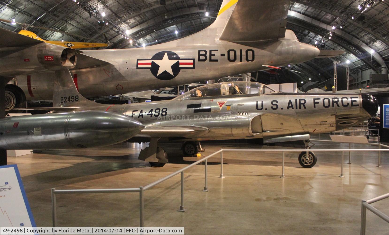 49-2498, 1949 Lockheed F-94A-5-LO Starfire C/N 780-7020, F-94A