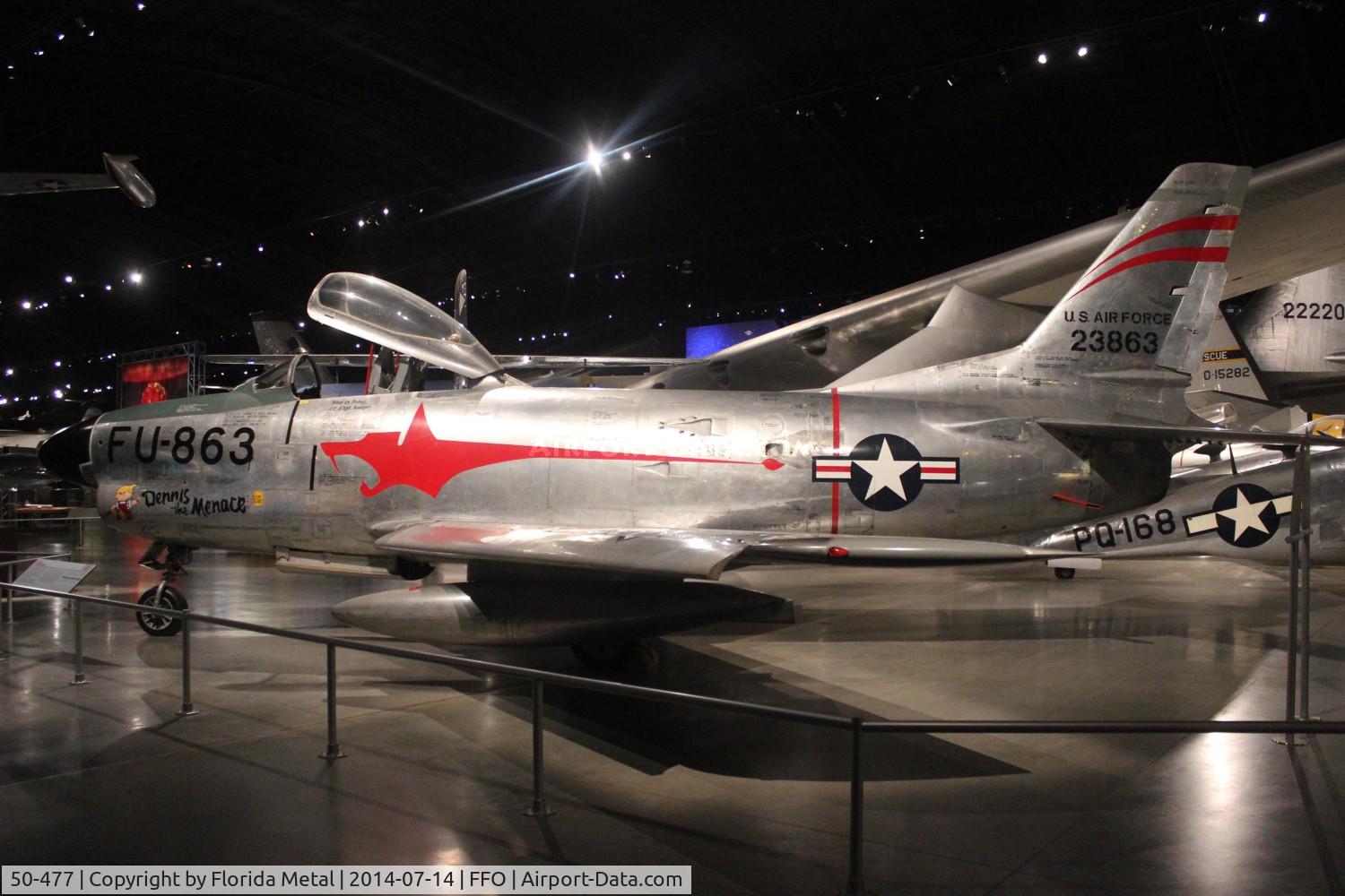 50-477, 1952 North American F-86D Sabre C/N 190-266, F-86D