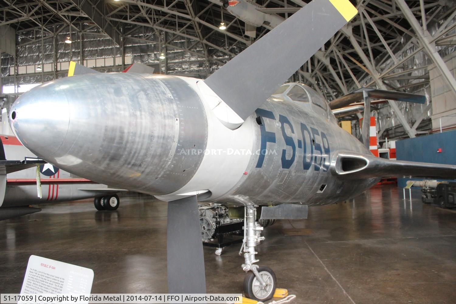 51-17059, 1955 Republic XF-84H Thunderstreak C/N 369, XF-84H Thunderstreak