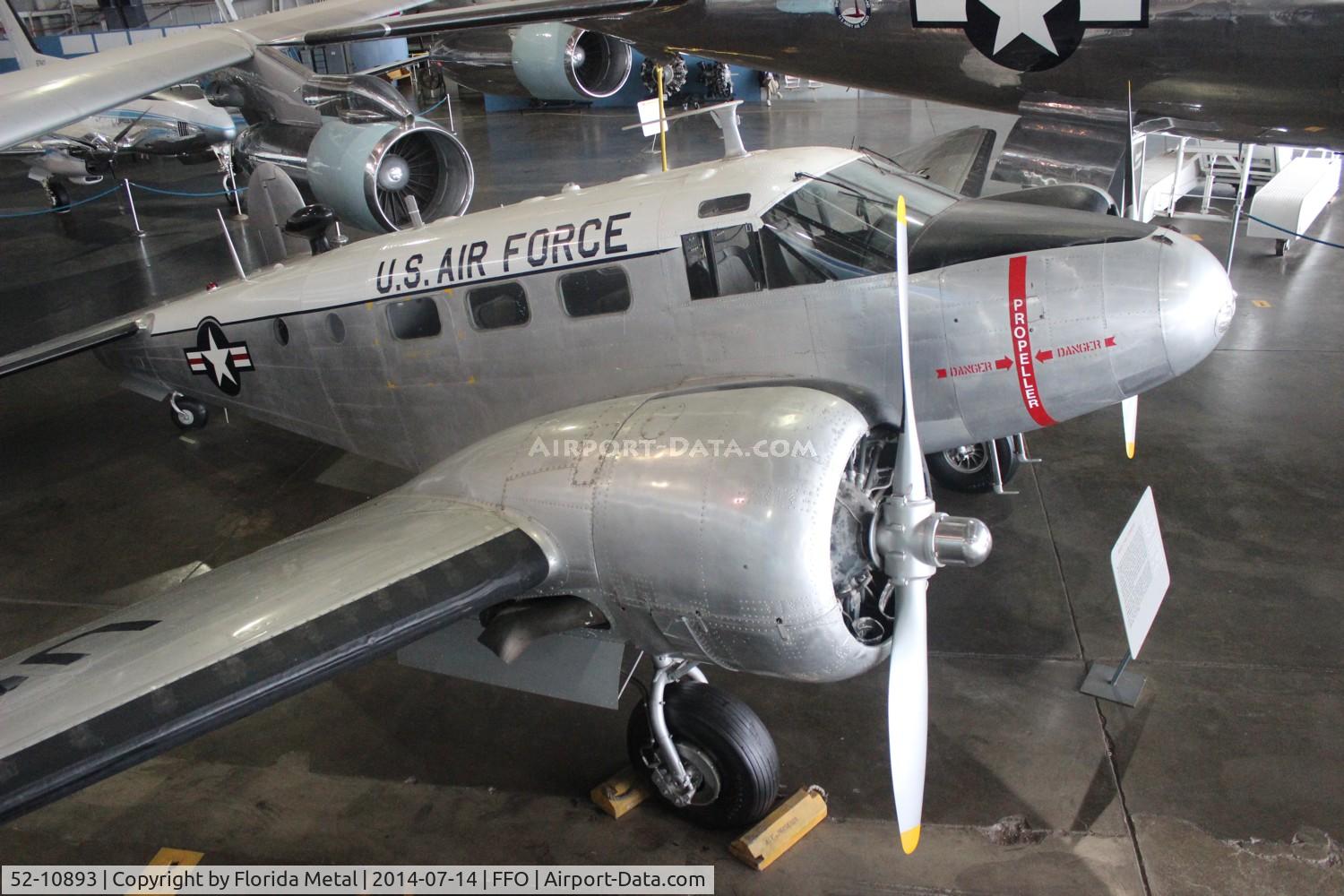 52-10893, 1952 Beech C-45H Expeditor C/N AF-823, C-45H