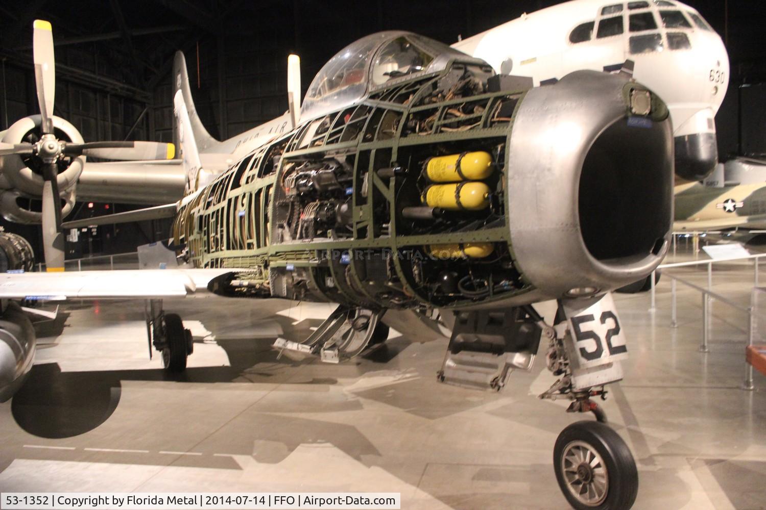 53-1352, 1953 North American F-86H-10-NH Sabre C/N 203-124, F-86H