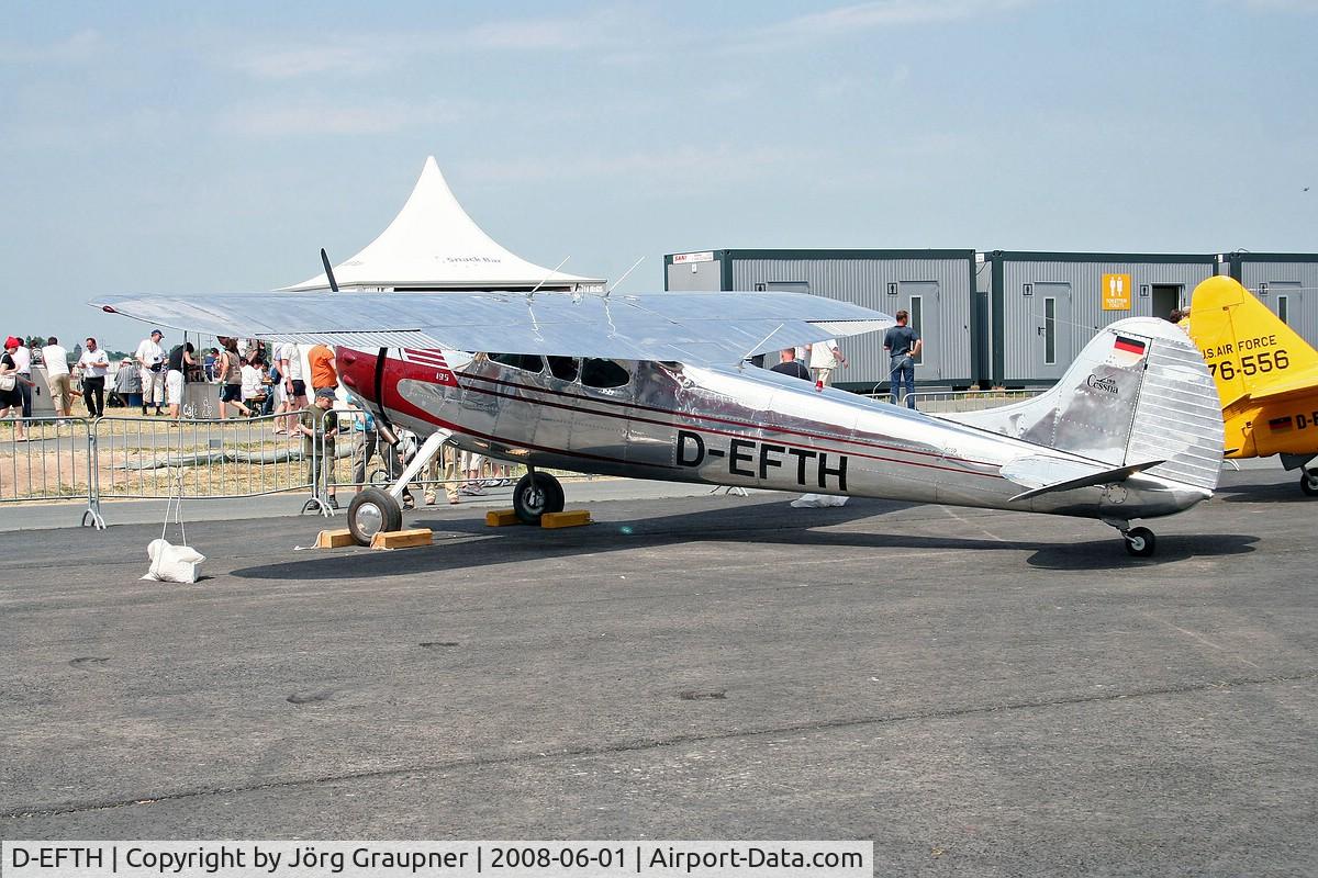 D-EFTH, 1953 Cessna 195B Businessliner C/N 16087, ILA 2008