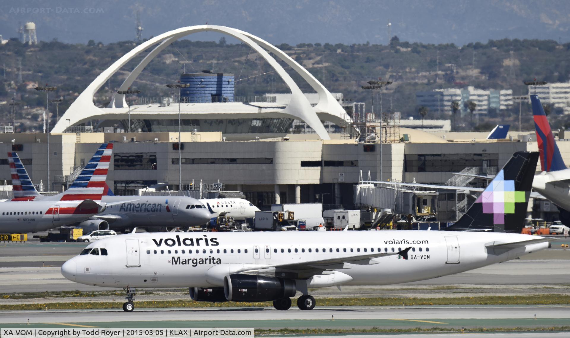 XA-VOM, 2008 Airbus A320-233 C/N 3624, Arrived at LAX on 25L