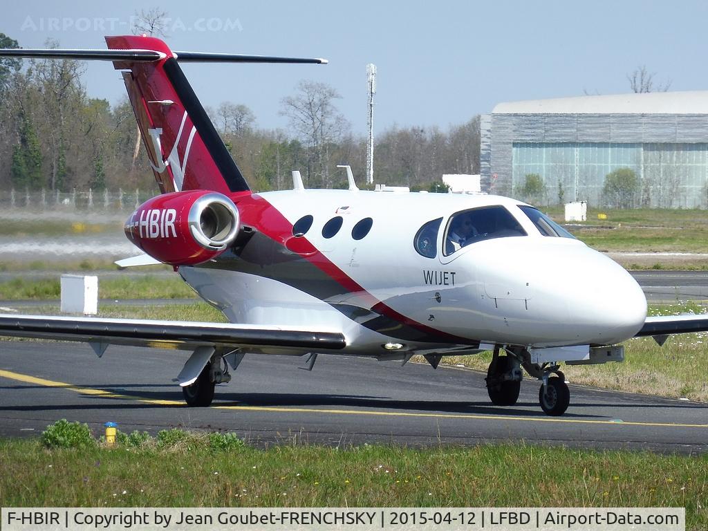 F-HBIR, 2009 Cessna 510 Citation Mustang Citation Mustang C/N 510-0252, WIJET