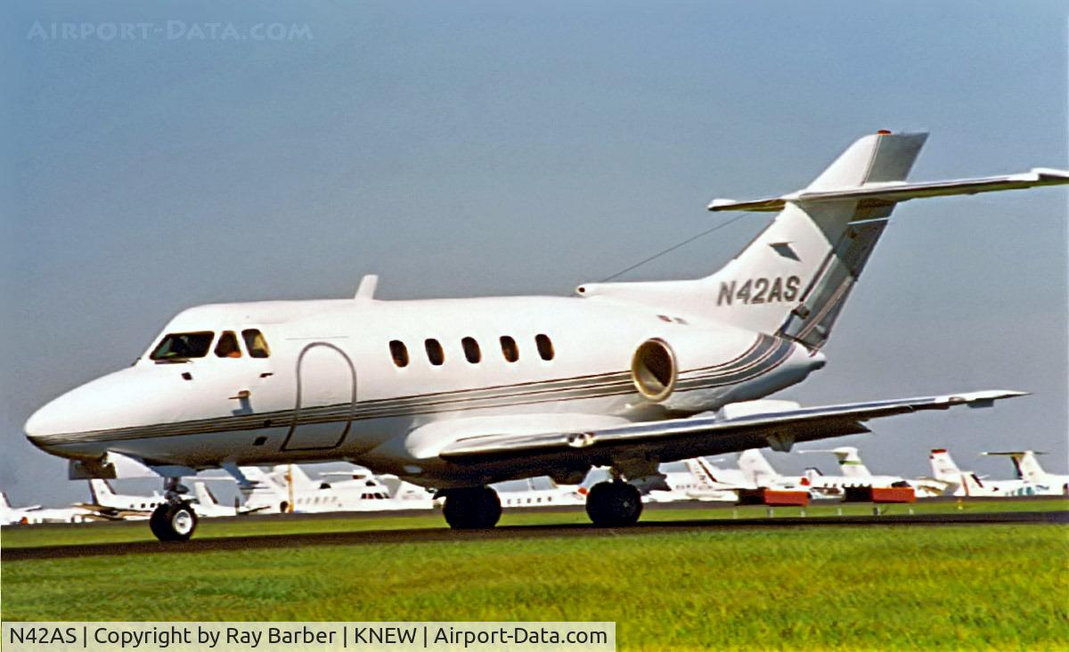 N42AS, 1968 Hawker Siddeley HS.125-3A C/N 25150, Hawker-Siddeley HS.125/F3B [25150] New Orleans-Lakefront~N 11/10/2000