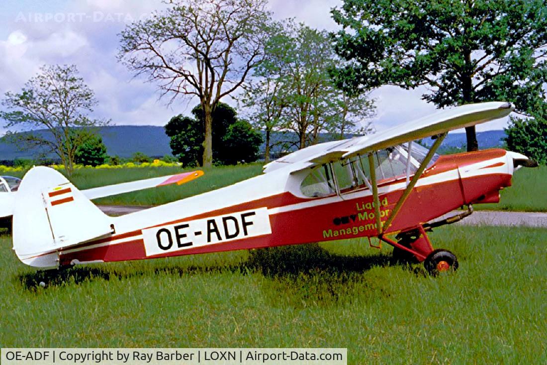 OE-ADF, 1960 Piper PA-18-150 Super Cub C/N 18-7510, Piper PA-18-150 Super Cub [18-7510] Wiener Neustadt-West~OE 15/05/1999