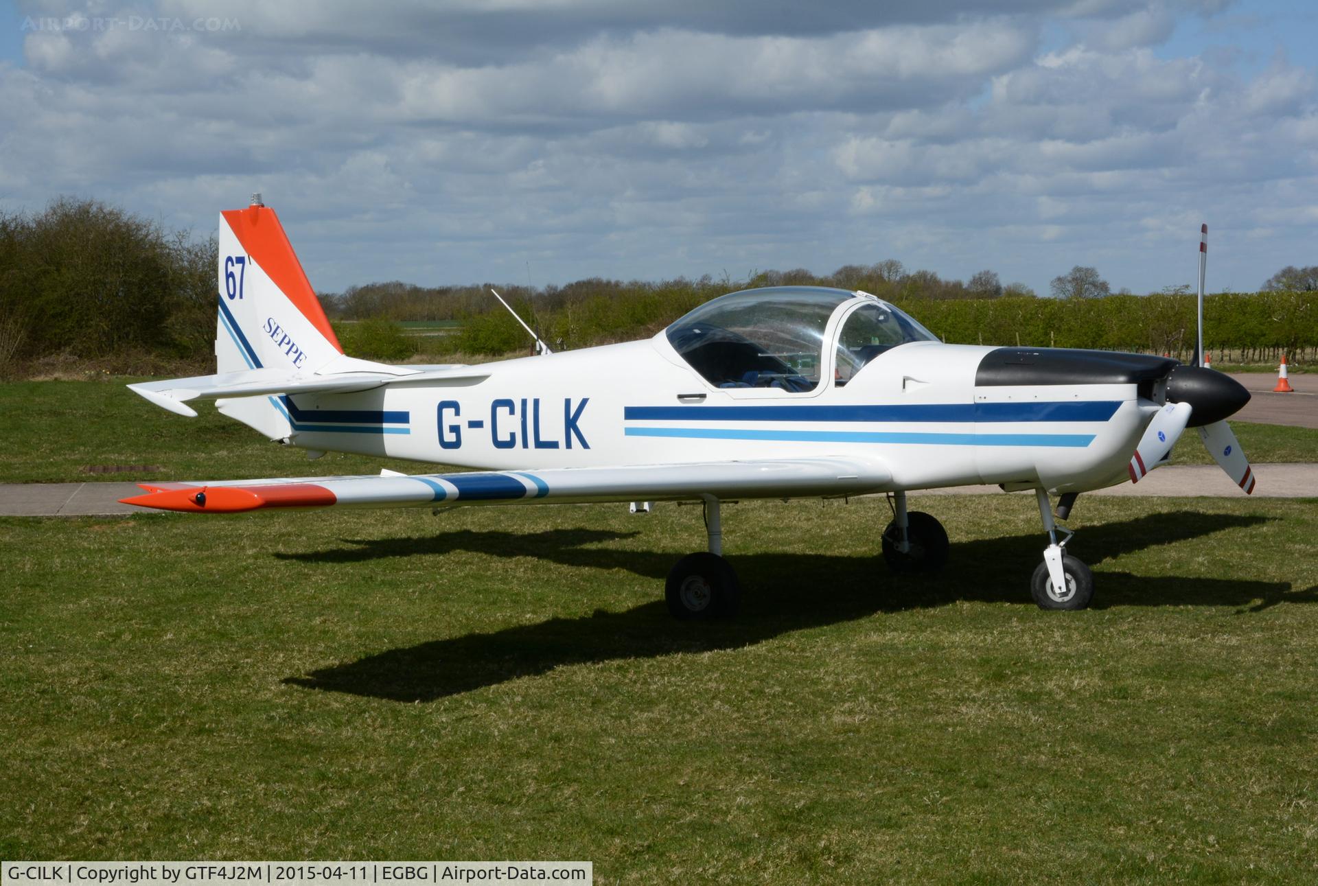 G-CILK, 1987 Slingsby T-67M-200 Firefly C/N 2040, G-CILK at Leicester 11.4.15