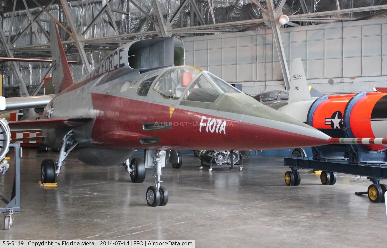 55-5119, 1955 North American F-107A C/N 212-2, F-107A