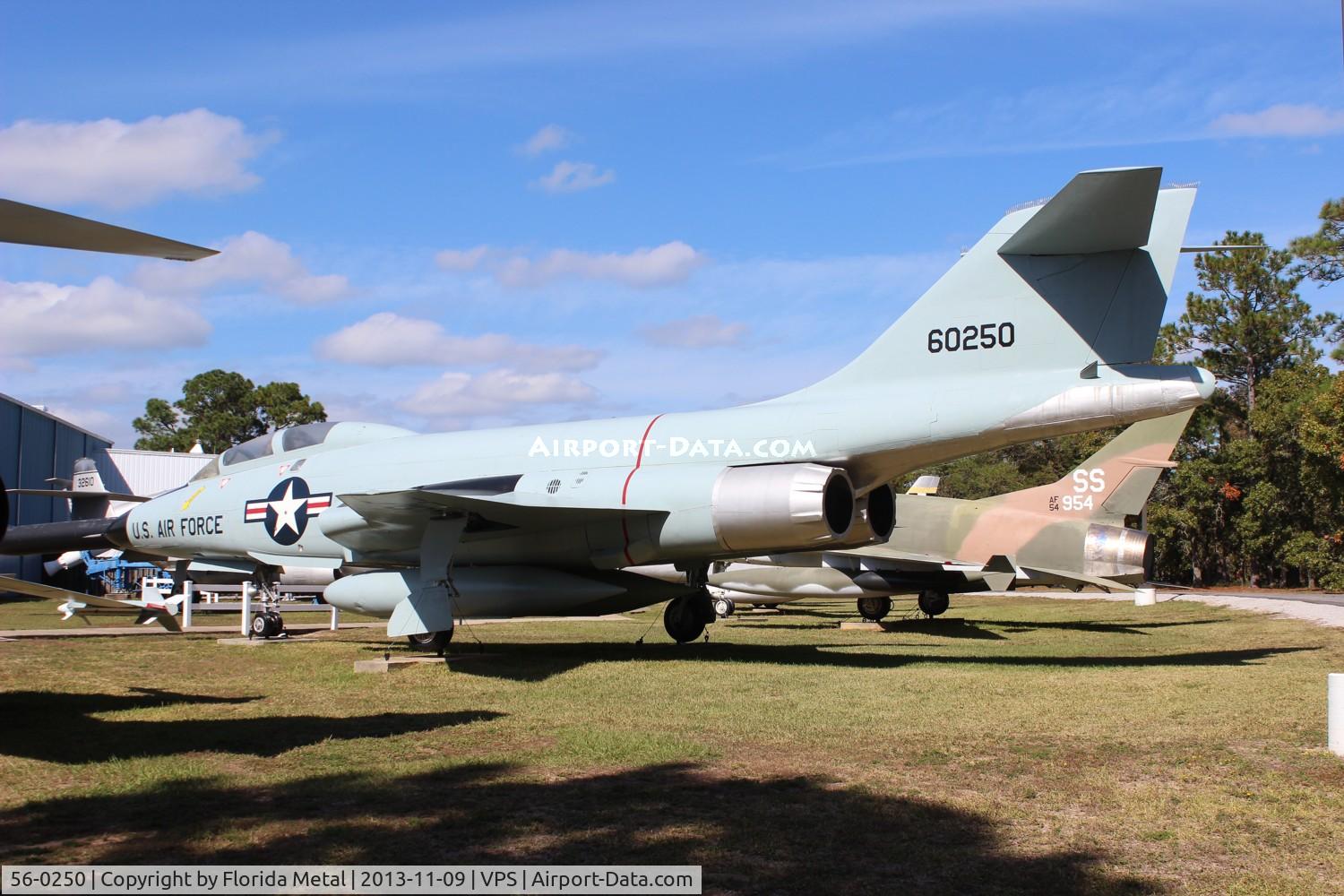 56-0250, 1956 McDonnell F-101B-55-MC Voodoo C/N 238, F-101B