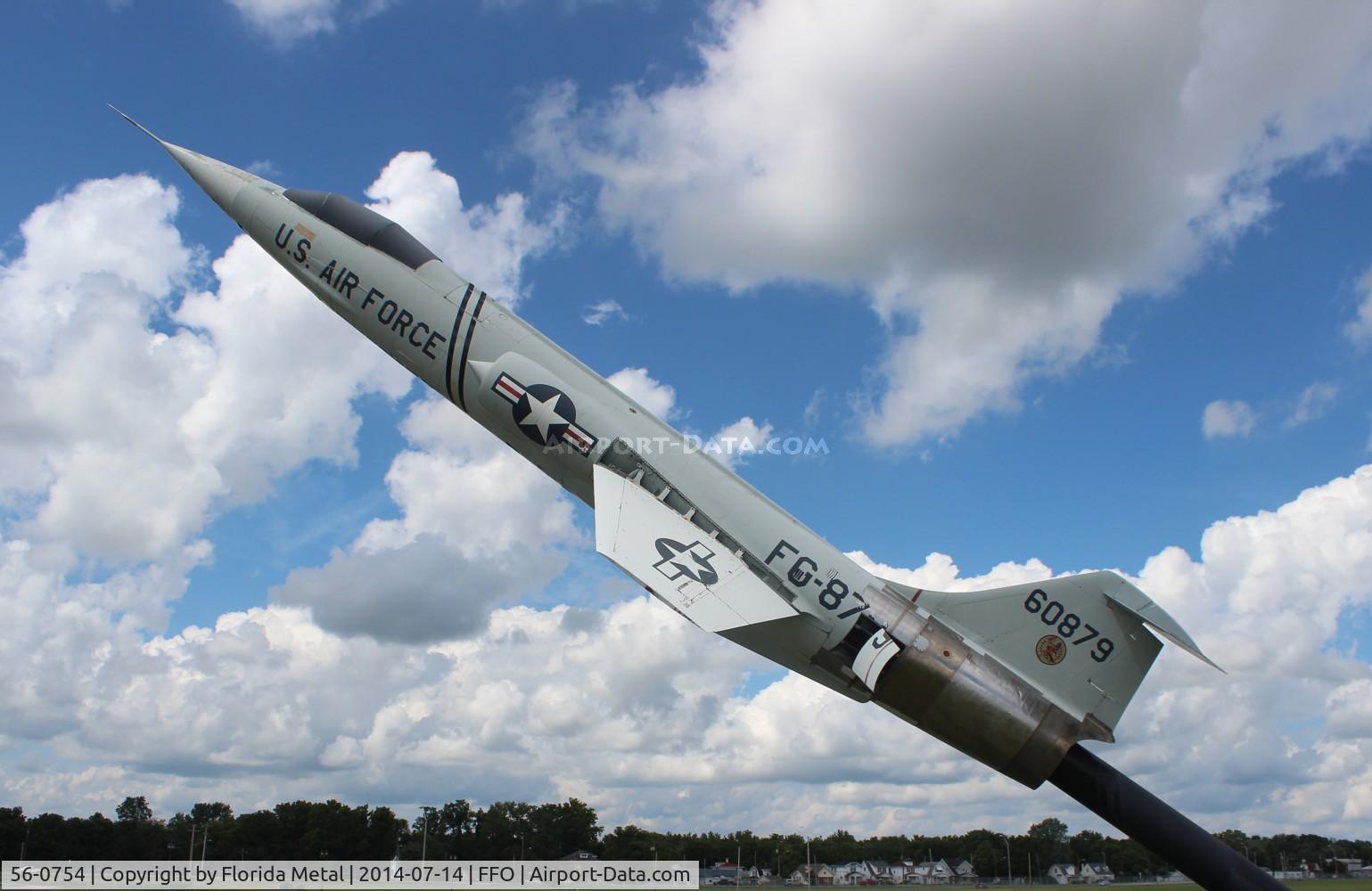56-0754, 1956 Lockheed F-104A Starfighter C/N 183-1042, F-104A