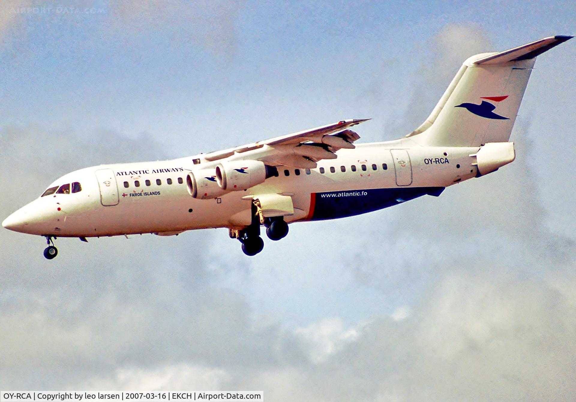OY-RCA, 1985 British Aerospace BAe.146-200A C/N E2045, Copenhagen Kastrup 16.3.07