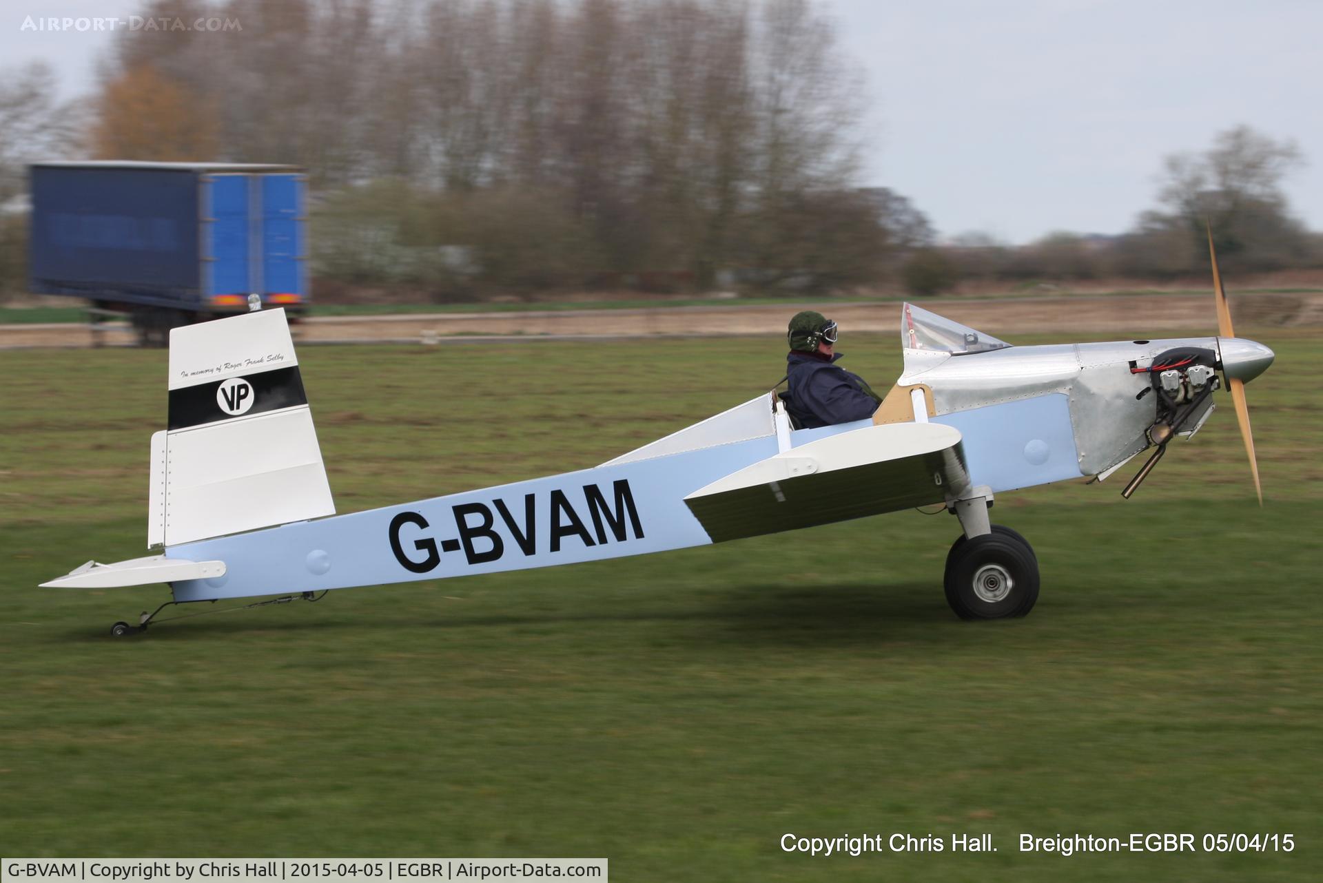 G-BVAM, 1993 Evans VP-1 Volksplane C/N PFA 062-12132, at the Easter Homebuilt Aircraft Fly-in